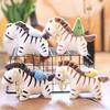 Plush Doll Pendant Pull Type Zebra Elephant Bee Shark Design Decorative Animal Hanger Purse Decoration