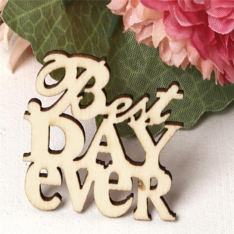 15 шт. украшения для дома, деревянные птицы, поделки для жениха, сделай сам, настольные конфетти, разбросанные любовные семейные письма