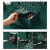 New 3-layers Green Velvet Jewelry Organizer Large Capacity Ring Necklace Makeup Holder Cases  Jewelry Box  for Women with Lock