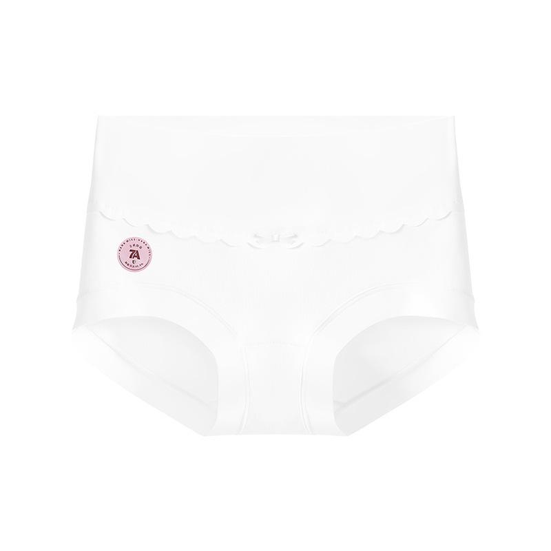 7A Women's High Waist Seamless Cotton Underwear - Antibacterial, A-Class, Long-Staple, Pure Cotton, Large Size, Pure Cotton Crotch.