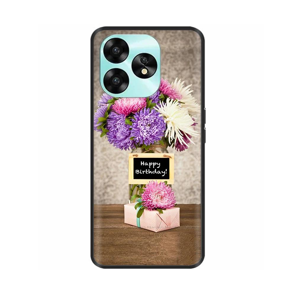 Для чехла UMIDIGI A15 A15C Модный Милый Чехол Черный Мягкий Силиконовый Чехлы для Телефона Для UMIDIGI A15C Funda A 15 UMIDIGIA15 Сумки