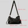 Y2K Retro Motorcycle Large-Capacity Handbag - Wasteland Style Women's Shoulder Tote Messenger Bag