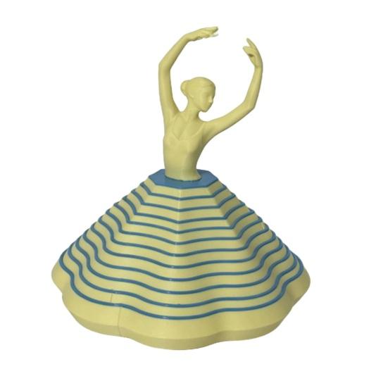 Вращающаяся балерина из 3D-печати, игрушка-спиннер, танцовщица балета, кинетическая настольная игрушка, расширенная сенсорная игрушка для снятия стресса для дома и офиса