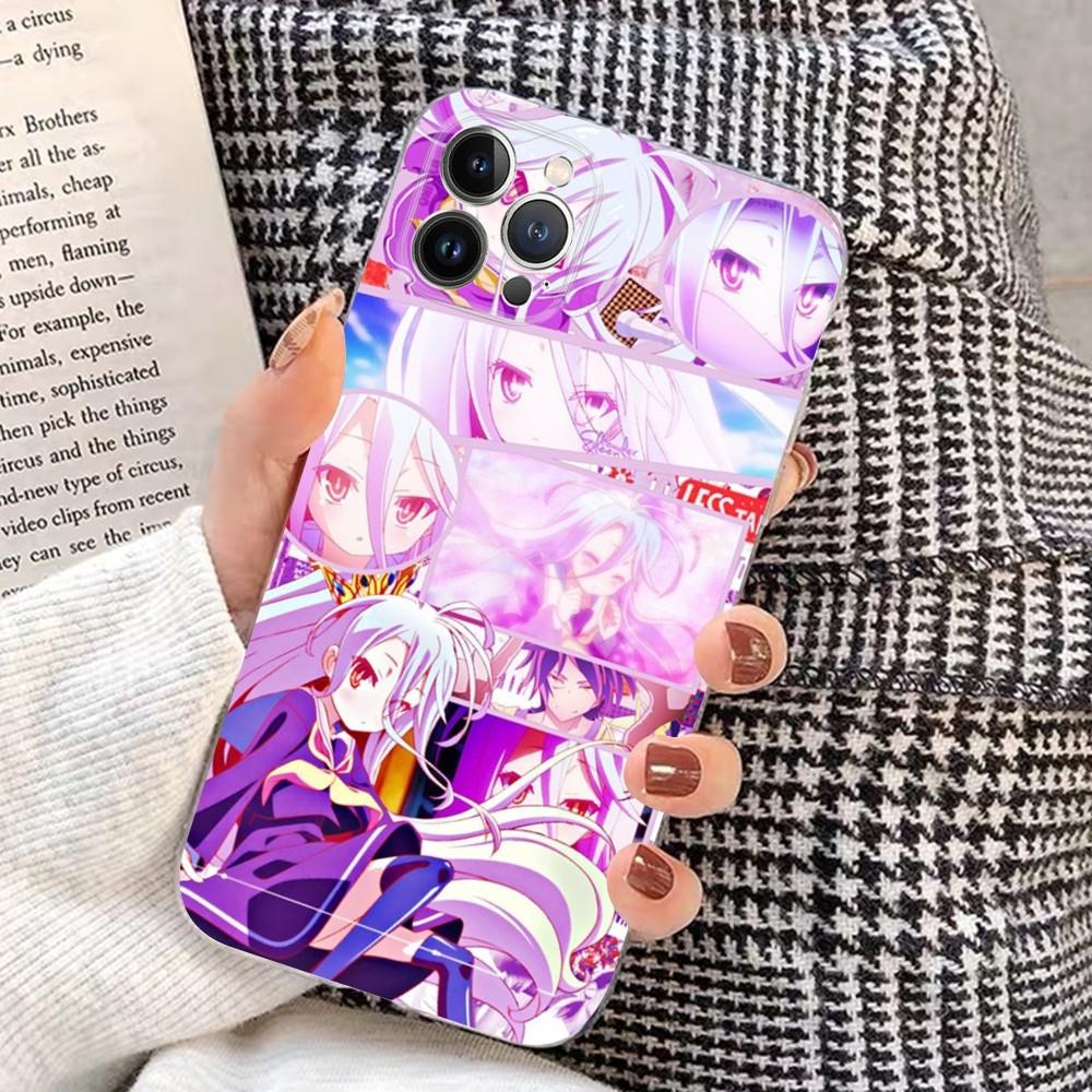 Чехол для телефона из аниме No Game NO life для iPhone 15 8 7 6 6S Plus X SE 2020 XR XS 14 11 12 13 Mini Pro Max