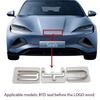 Логотип на переднем бампере BYD Seal, логотип на капоте, логотип на крышке двигателя, логотип на передней части автомобиля