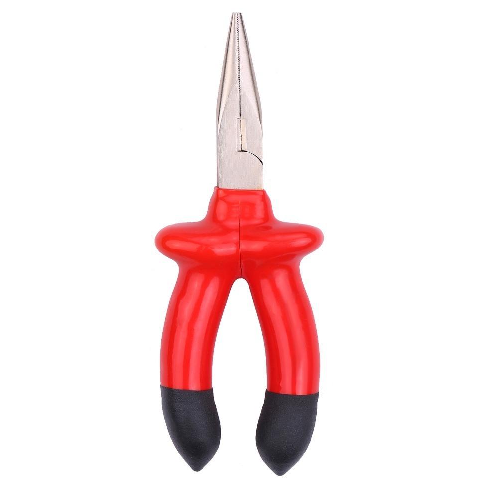 Flat Sharp Jaw Needle Nose Pliers Carbon steel Wire Handling Pliers For Jewelry Making