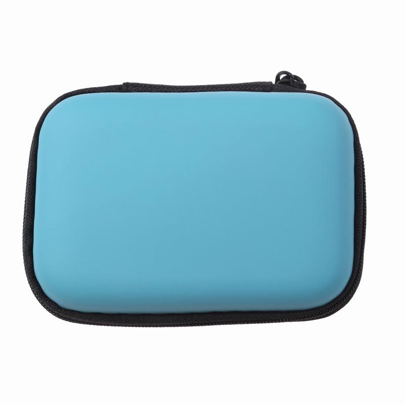 Портативный органайзер для USB-кабелей для передачи данных, кожаная сумка для хранения наушников, чехол-протектор для наушников, мини-жесткий чехол на молнии