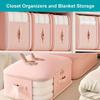 Large Capacity Oversized Portable Compression Storage Bag, Suitable for Clothes, Quilts, Pillows,  Duvets,Space-Saving Organizer Helper