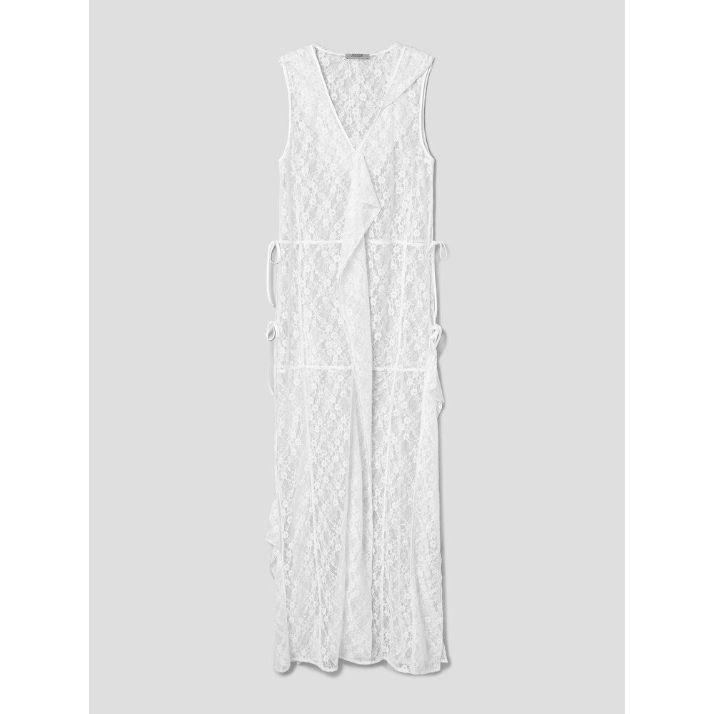 Anggae Lace Hooded Layering Dress White