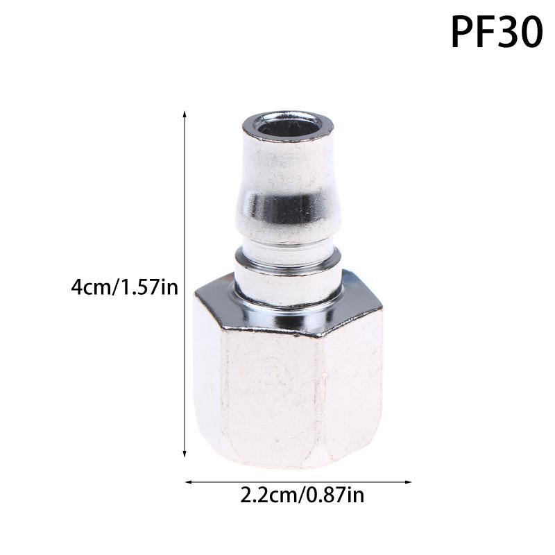 Pneumatic Fitting C Type Hose Quick Connector High Pressure Coupler Plug Socket PF20 PF30 PF40 Air Compressor Joints