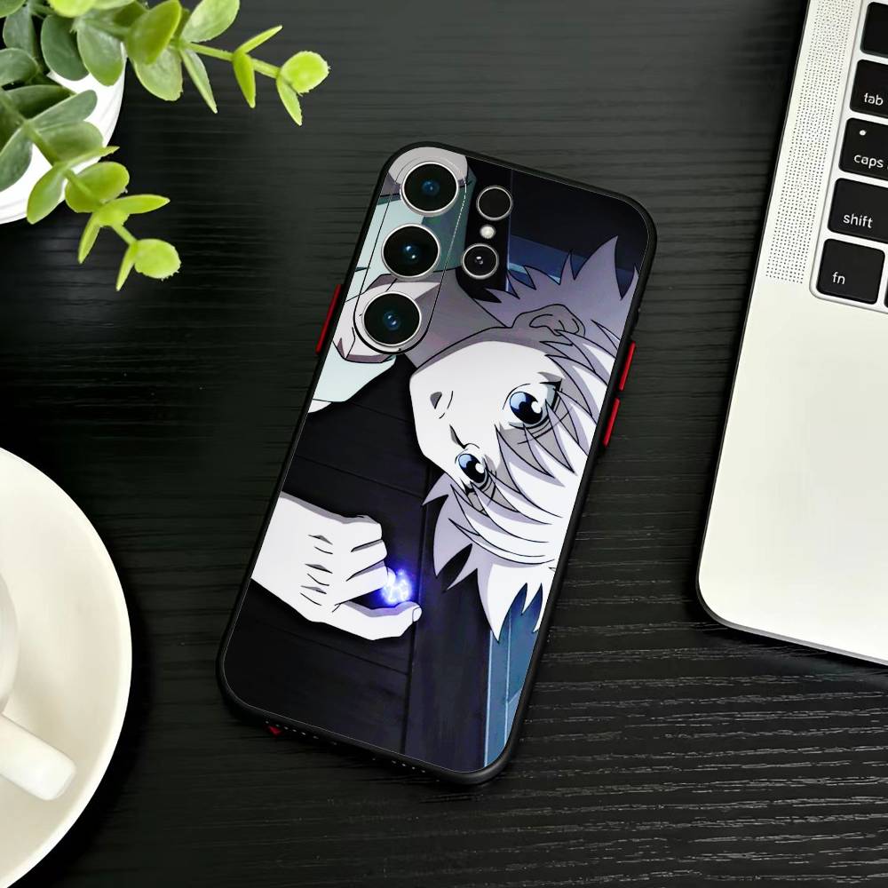 Чехол для телефона G-Killua Zoldyck K-Hunter X Hunter Для Samsung S26,S25,S24,S23,S22,S21,S20,Plus,Fe,Lite,Другие Черный Чехол