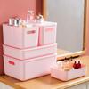 Pink Lace Lid Plastic Storage Box for Toys, Jewelry, Sundries & Clothing