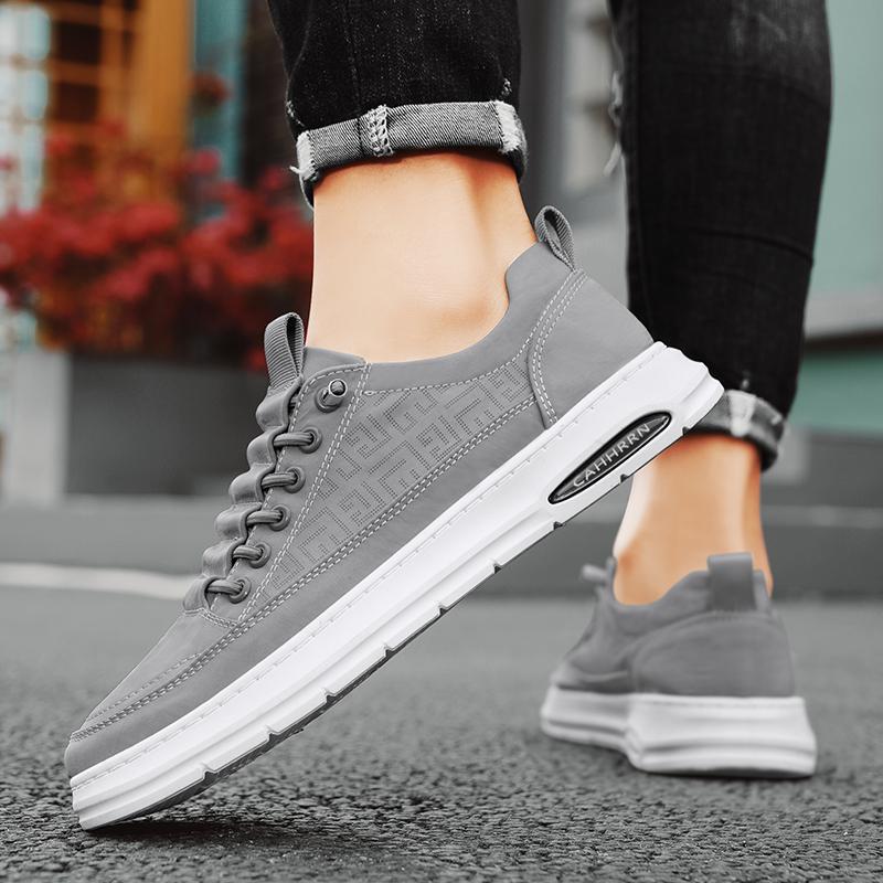 HW05 Douyin Kuaishou Ice silk зонтичная ткань доска обувь повседневная мужская обувь универсальная дышащая студенческая обувь модная обувь все сезоны