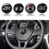 For Volkswagen n21PC Car Steering Wheel Sticker Emblem Valve Cap For VW Golf Polo CC Jetta Mk6 Tiguan Passat Touran GTI ABT Old R Car Accessories