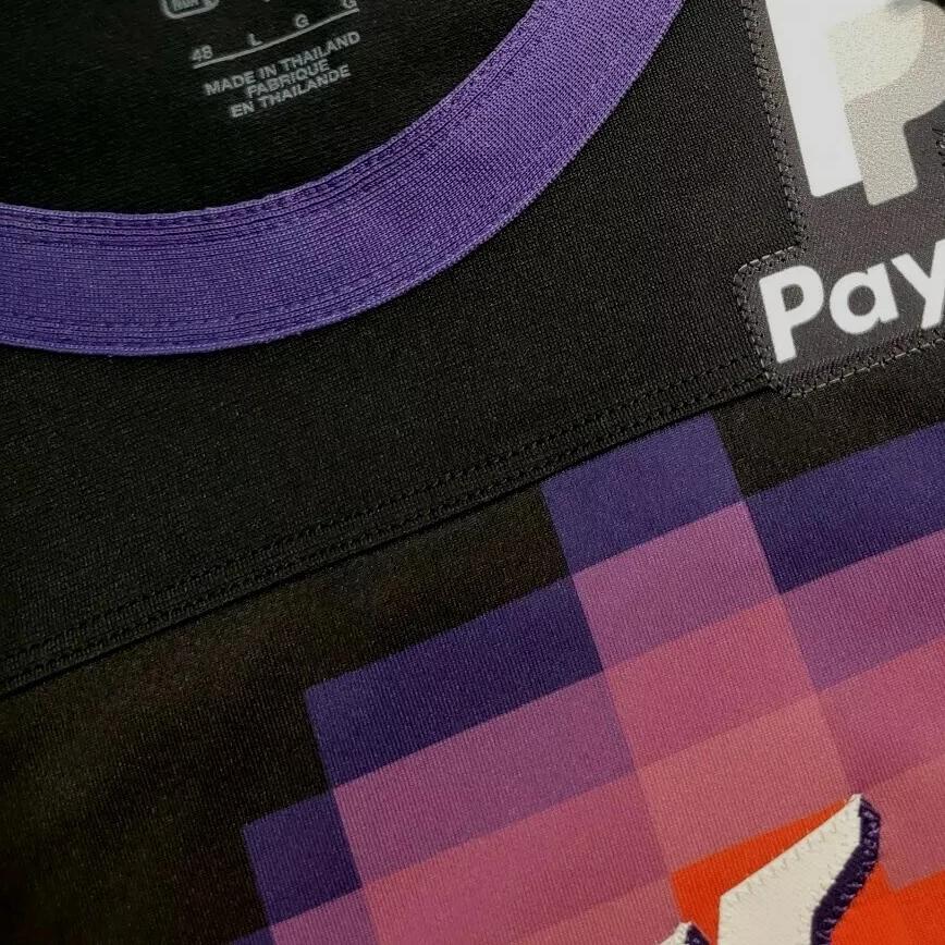 Nike Devin Booker Phoenix Suns City Edition The Valley свободная удобная дышащая баскетбольная майка унисекс черная CN1627-010