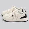 Round Head Thick Bottom White Shoes for Women Spring and Summer New Versatile Ins Trendy Sports Comfortable Board Shoes