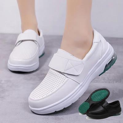Женская летняя обувь для кормящих женщин, женские медицинские кроссовки на плоской подошве для ходьбы, мягкие нескользящие кроссовки для больничных медсестер