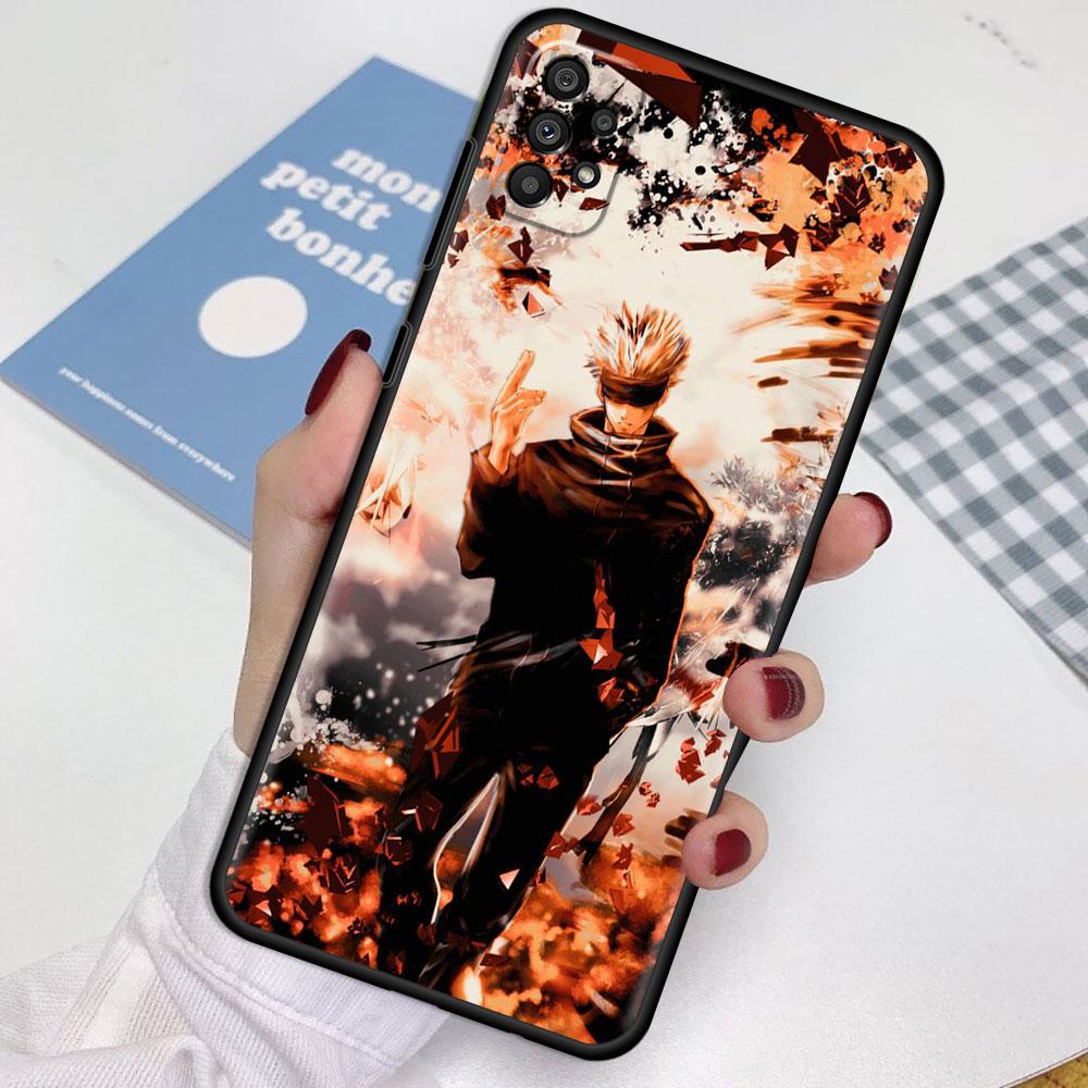 Чехол для Samsung Galaxy A52 A12 A32 A51 A21s A71 A13 A53 A22 A31 A72 A03 A02s A41 черный чехол для телефона милый джиу-джитсу кайсен крутой