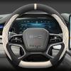 Чехол из замшевой кожи на руль автомобиля для BYD Song plus SEAL U 2024 2025 2026 Нескользящий Автостайлинг Автоаксессуары