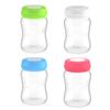 4PCS Breastmilk Storage Bottles Wide Caliber Leakproof Breastmilk Freezer Bottles with Silicone