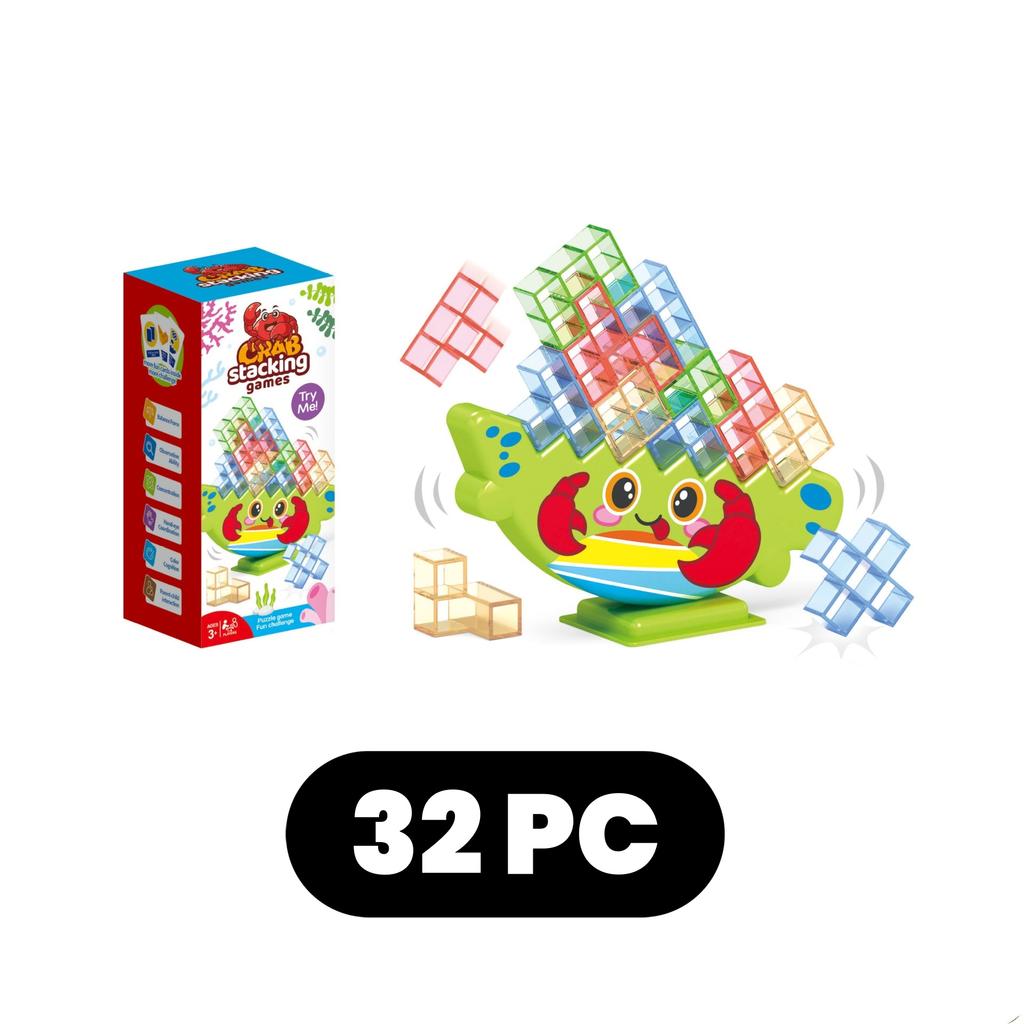 Игра на складывание Динозавр строительные блоки игра для вечеринки игрушка Сложенный высоко Тетрис блок Настольный блок баланса Сложенная головоломка Настольная игра