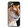 Luxury Phone Case For iPhone 15 14 11 Pro Max 13 12 XS X XR SE3 7 8 Plus Shockproof Black Tiger Lion Leopard Cover Funda