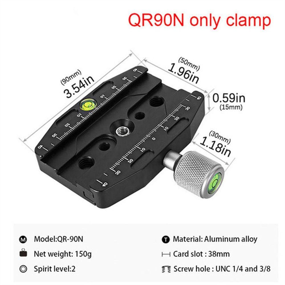 50mm/70mm/90mm/110mm Quick Release Plate Ball Head Mount Tripod Monopods Clamp Arca Swiss Plate