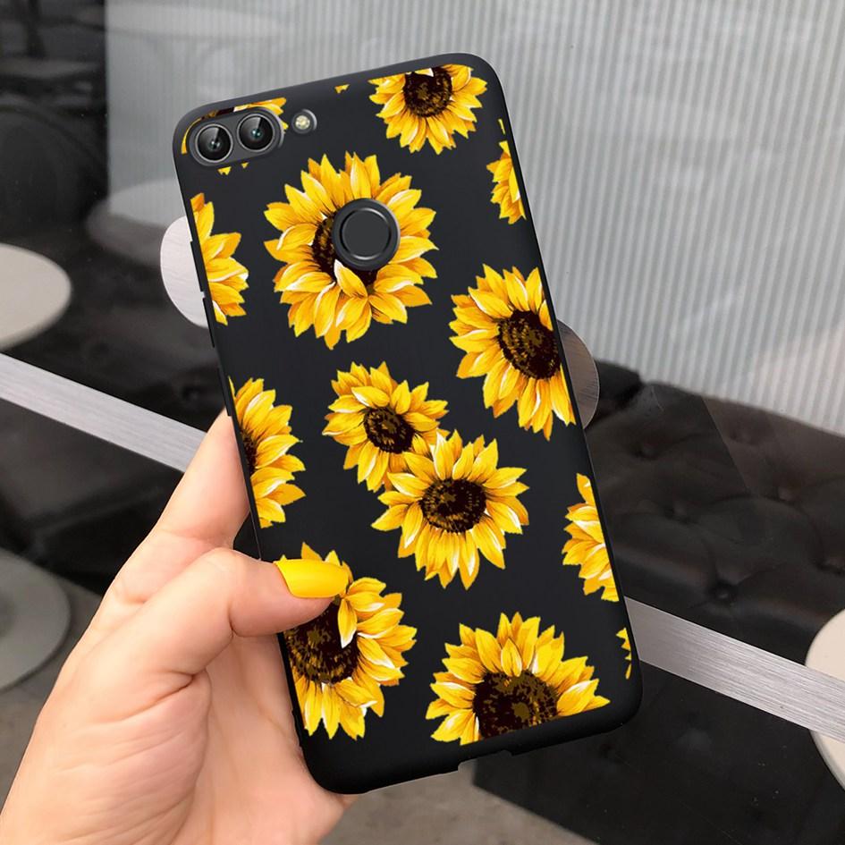Чехол для Huawei P Smart Чехол для Huawei P Smart 2018 Цветок Ромашки Чехол для телефона FIG-LX1 Мягкая ТПУ Силиконовая Задняя крышка на PSmart 5.65" Сумка
