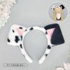 Spotted Dog Ears Headband Plush Simulation Animal Ears Comic Show Performance Props Cartoon Headgear Hair Accessories