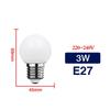 Energy-efficient E27 Globe LED Bulb - Super Bright Plastic-Clad Aluminum for Indoor Use