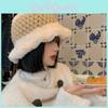 Fuzzy Womens Winter Bucket Hat Elegant And Warm Cashmere Blend Style