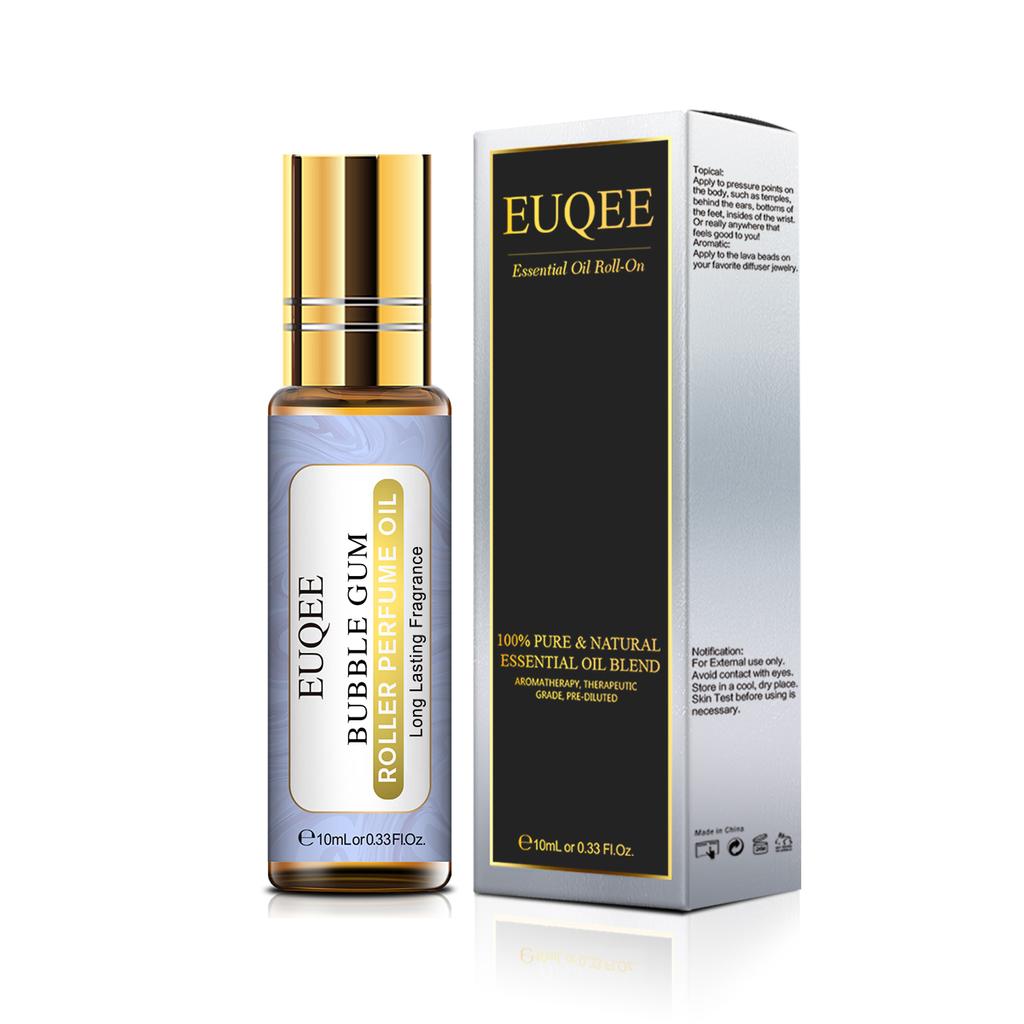 10 мл парфюмерное масло EUQEE Roller для увлажнителя, ароматы, косметический уход за кожей, очиститель воздуха, пармский фиолетовый угол, кокосовое и ванильное цветочное эфирное масло