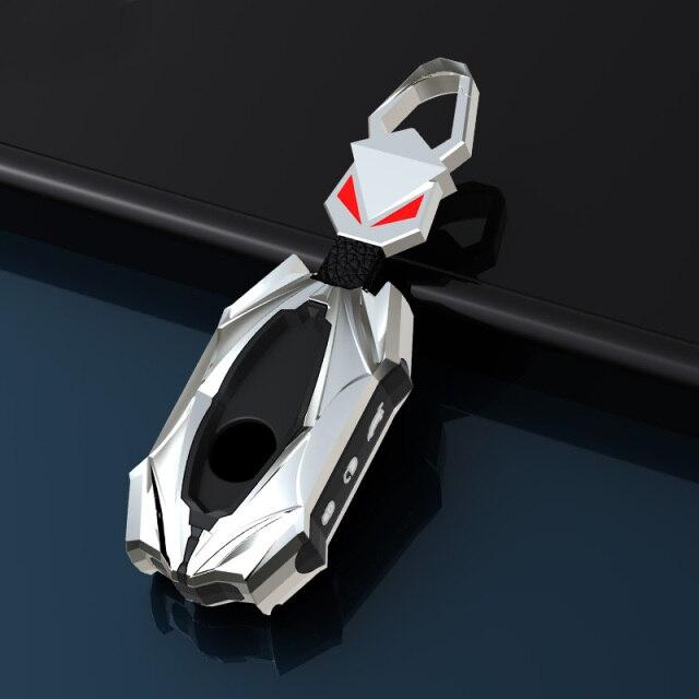 Чехол для автомобильного ключа из цинкового сплава FOB для Volvo XC40 XC60 S90 XC90 V90 T5 T6 T8, автоаксессуары, брелок для ключей, защитный чехол для автомобильного ключа