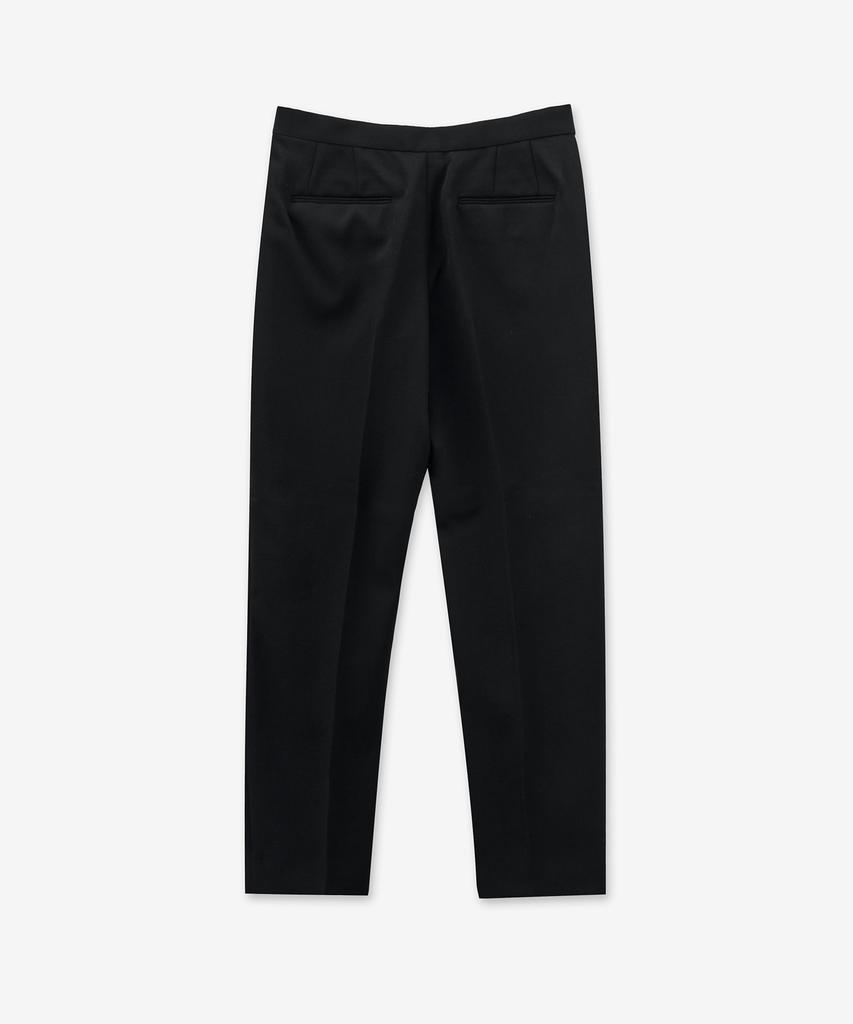 WARDROBE.NYC Slim Straight Trousers - Black / W2073Pcblk