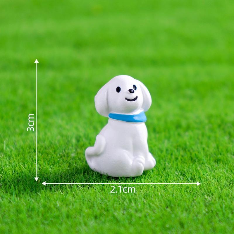 Микро-ландшафт Мультяшное Чтение Поливка Цветов, Куклы-Собачки Кукольный Домик Украшения Аксессуары Мини-Орнаменты