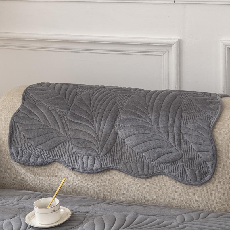 Скандинавский однотонный чехол для дивана для гостиной, нескользящий толстый плюшевый диван-подушка, коврик, комбинированный диван, защита для полотенец, домашний декор