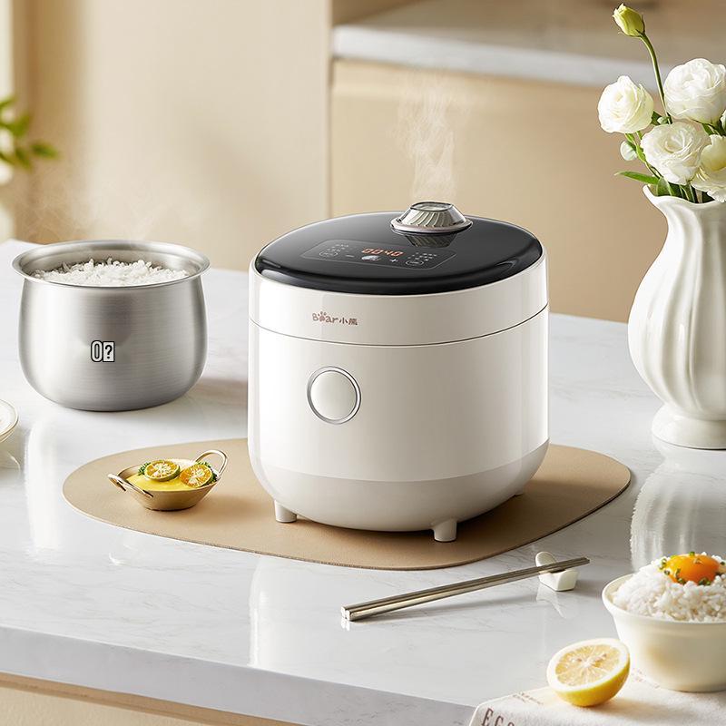 Рисоварка Bear 3 л: Многофункциональный, Антипригарный, Умное бронирование, Идеально подходит для 1-3 человек.