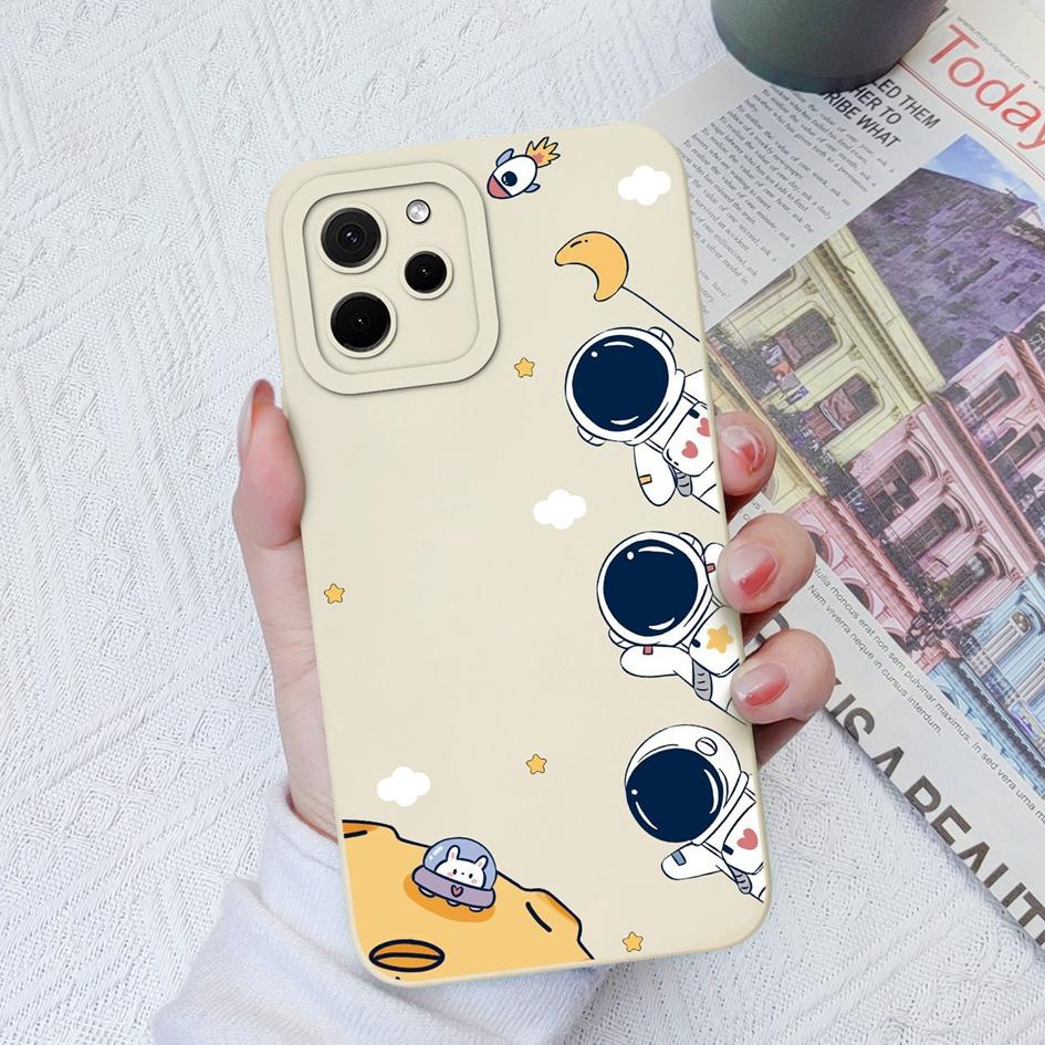 Силиконовый чехол для Honor X8A X7A X5 9X Pro Magic5 Pro X6 X7 X8, модный защитный чехол для камеры, мягкий квадратный чехол, противоударный матовый астронавт для чести, бампер