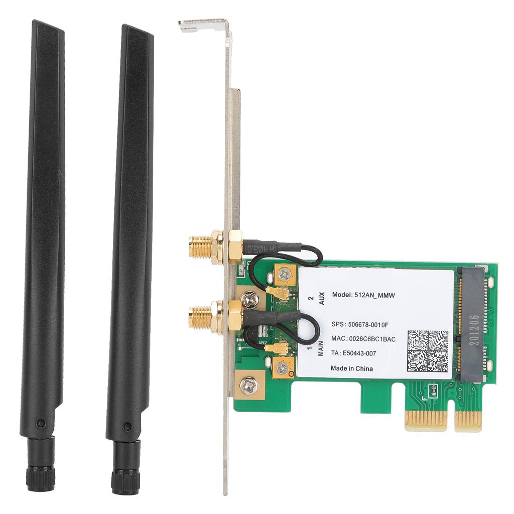 Беспроводная сетевая карта 300 Мбит/с 5100AGN 2,45 ГГц PCIE 802.11AN для Windows XP7810