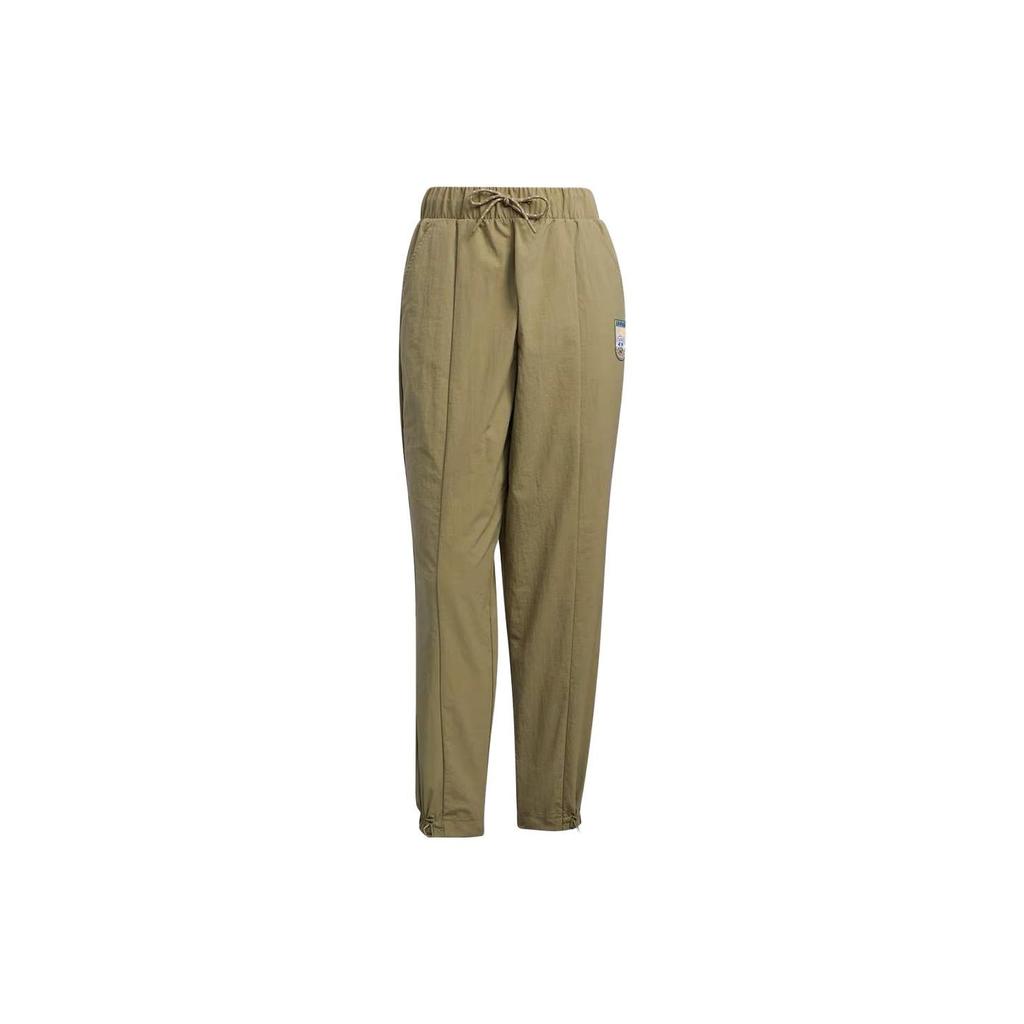 Adidas Брюки женские спортивные с принтом логотипа Neo, дышащие, повседневные, коричневые, HB4099