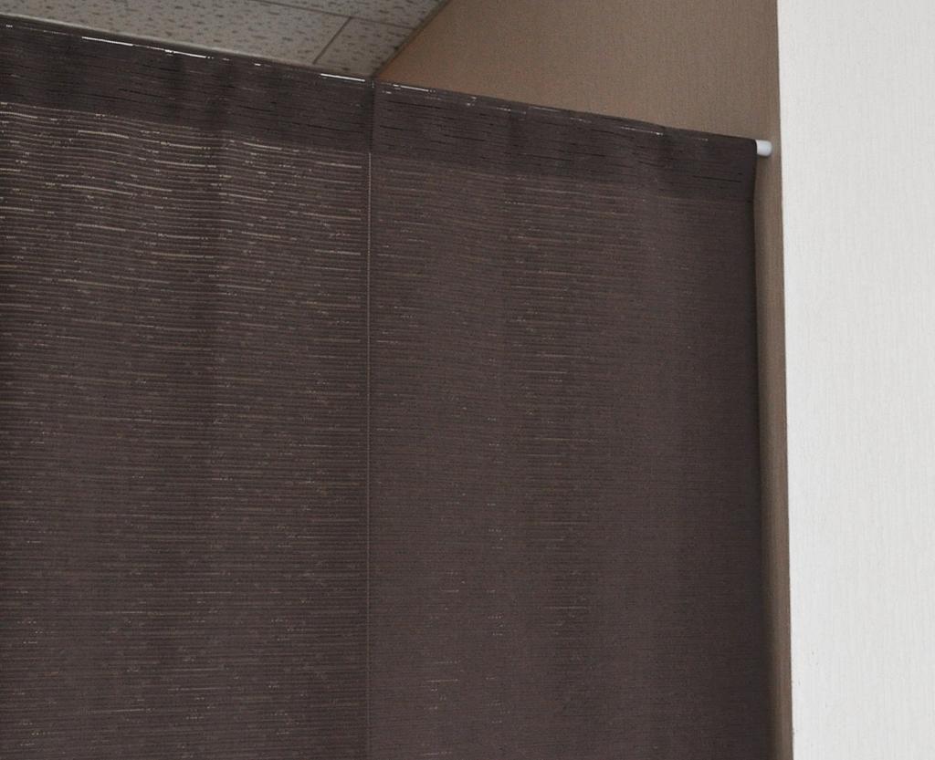 Норен коммерческий простой кружевной занавес Коричневый 85 см шириной х 170 см занавес, Сделано в Японии, огнестойкий, использование, однотонный, огнестойкий [Mondo] (ок.