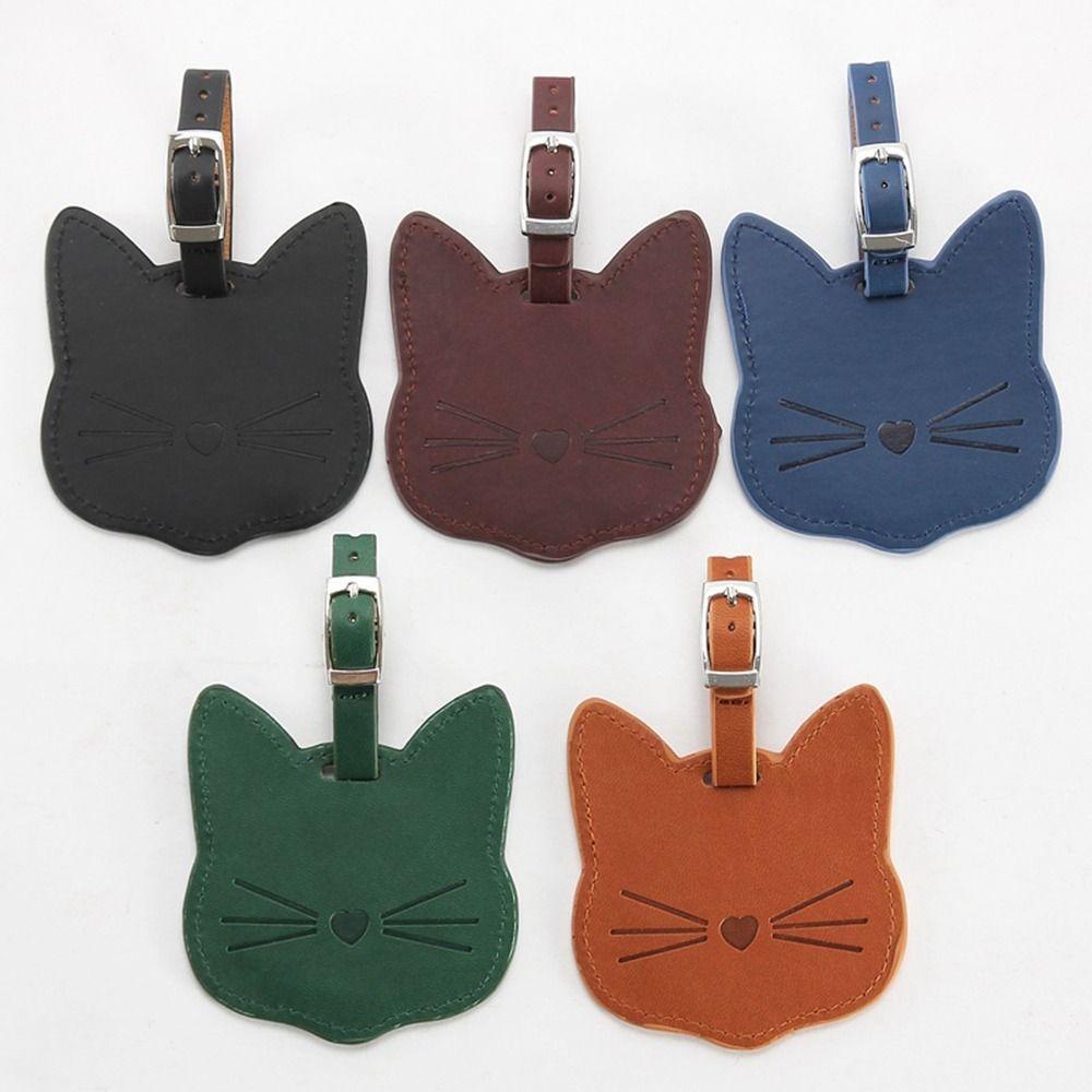 Shape Handbag Label PU Leather Travel Accessories Boarding Pass Luggage Tag Airplane Suitcase Tag