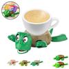 Turtle Coasters Screaming Turtle Coaster with Movable Eyes Limbs Anti-scald Heat-Resistant Cup Holder Heat Resistant Cartoon Turtle Cup Mat