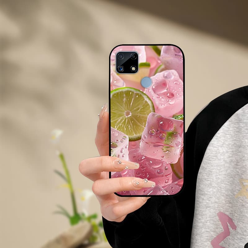 Silicone Phone Case For Realme C25s C25 Cover Painted Soft For Realme C25 C25S C21 C21Y C25Y Phone Case RealmeC25s C 25 s Funda