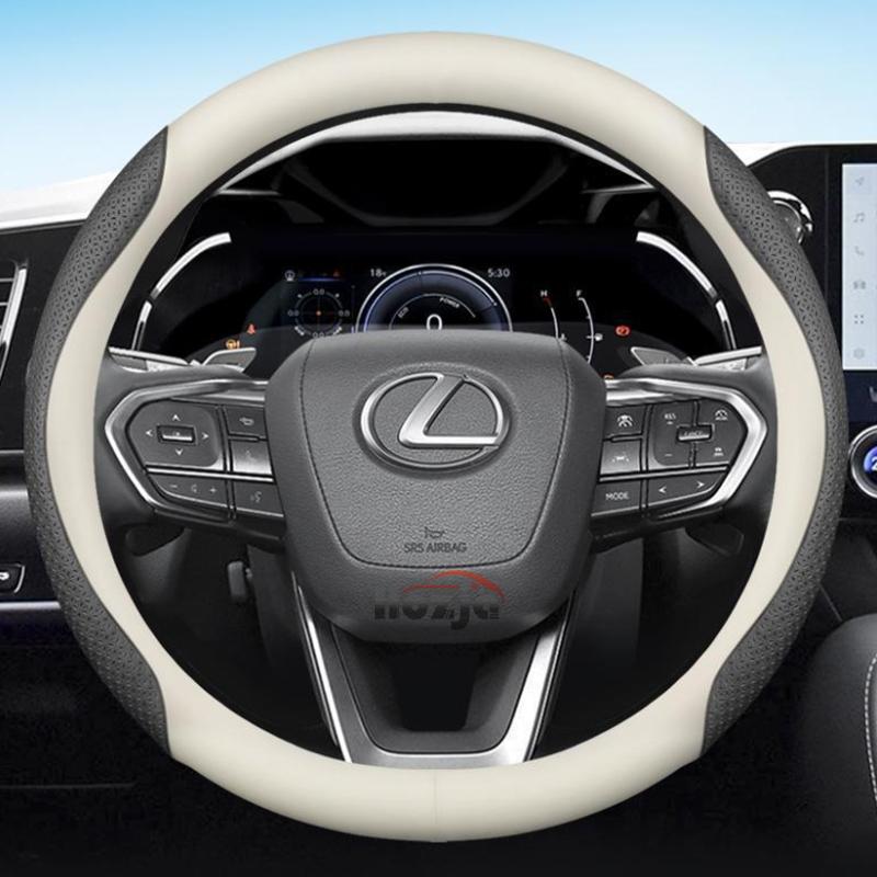 MVTT4 Car Steering Wheel Cover for Lexus RX 400h 450h TX350 LX600 RX400h RX350 RX350h LS400 UX250h NX ES 300h 350 CT200h Accessories