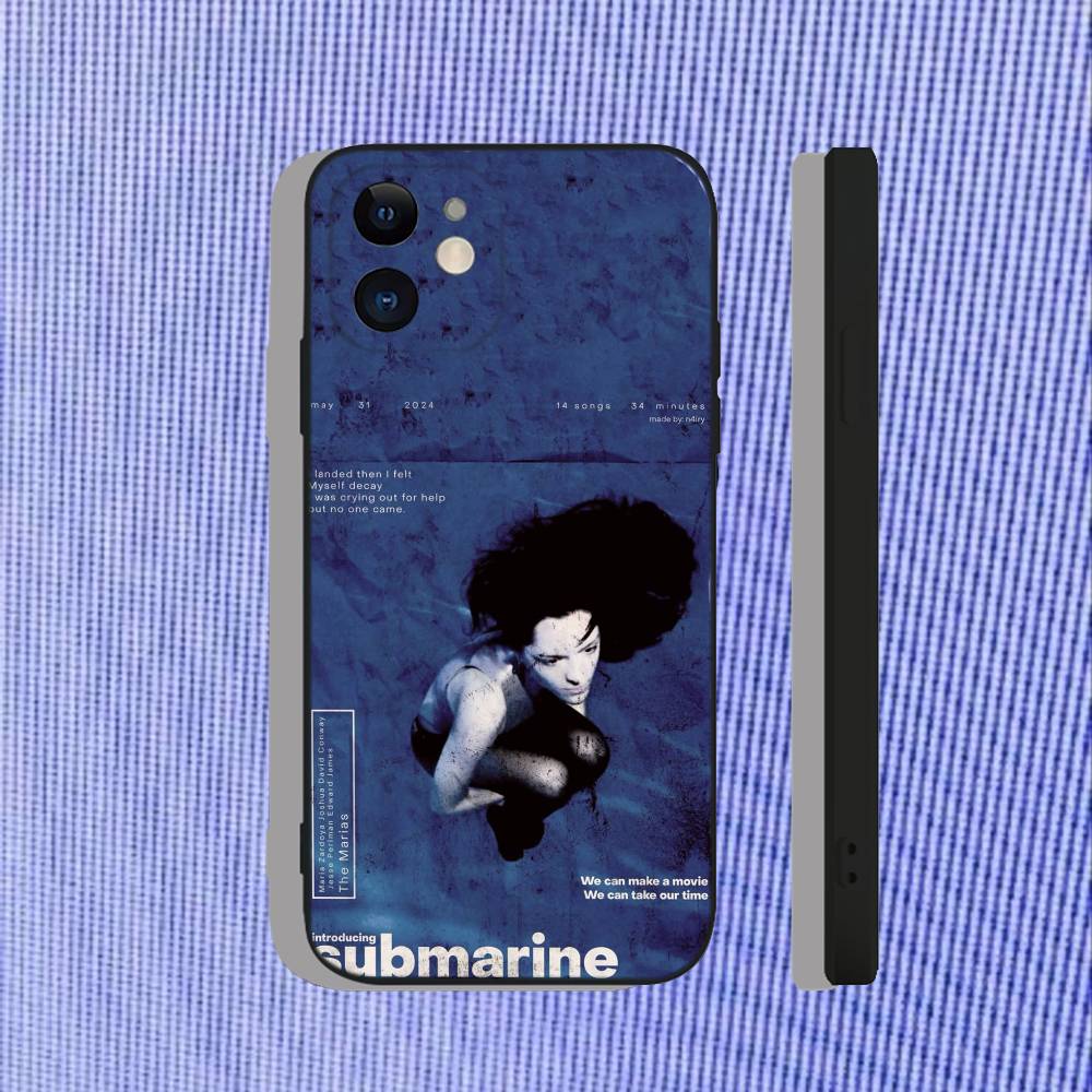THE MARIAS Back To Me Для iPhone 17,16,15,14,13,12,11,Air,X,XR,Pro,Max,Plus Черный Мягкий Силиконовый Чехол для Телефона