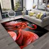 Розовый фламинго Птица Тропический лес Мультяшный ковер Коврик для дома Гостиной Спальни Дивана Прихожей Декор, Детский ковер Нескользящий коврик для пола