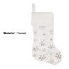 Рождественские носки, практичные снежинки, прочный рождественский чулок, рождественский элемент, плюшевые висячие носки, подарки, носки на Рождество