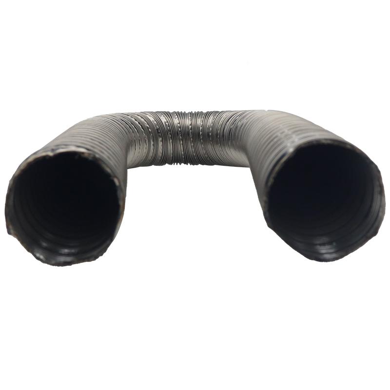 32mm 60/100/150cm Air Diesel Parking Heater Stainless Steel Exhaust Pipe Double-layer Exhaust Pipe Without Cap + 2 Clamps for Webasto Heater