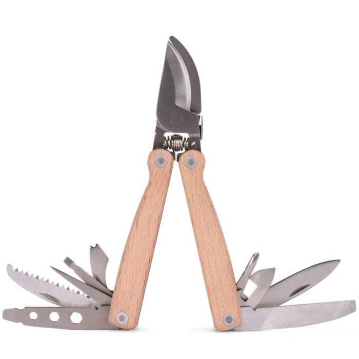 Секатор - Многофункциональный - 12 встроенных инструментов - Резка - Обрезка - Уход за растениями